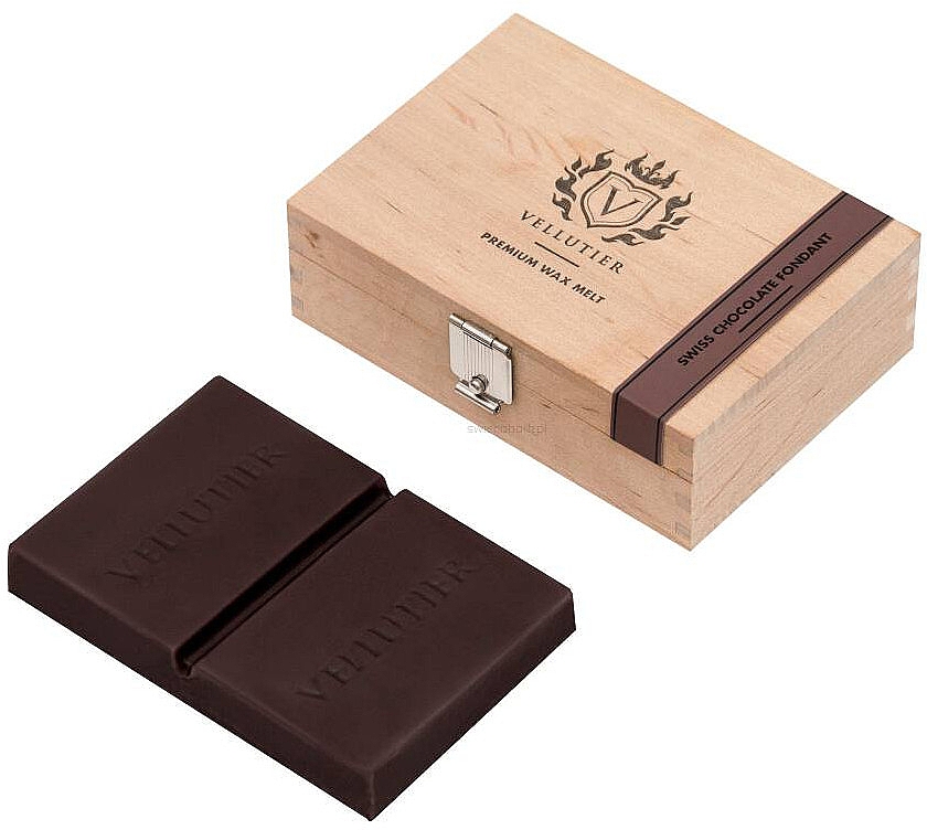 Wosk zapachowy do kominka Kremówka czekoladowa - Vellutier Swiss Chocolate Fondant Premium Wax Melt — Zdjęcie N1