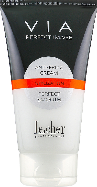 Wygładzający krem do stylizacji włosów - Lecher Professional Via Perfect Smooth Anti Frizz Hair Cream