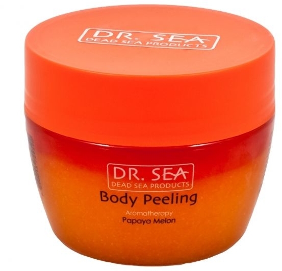 Aromatyczny peeling do ciała z olejem Papaja i melon - Dr Sea Body Peeling