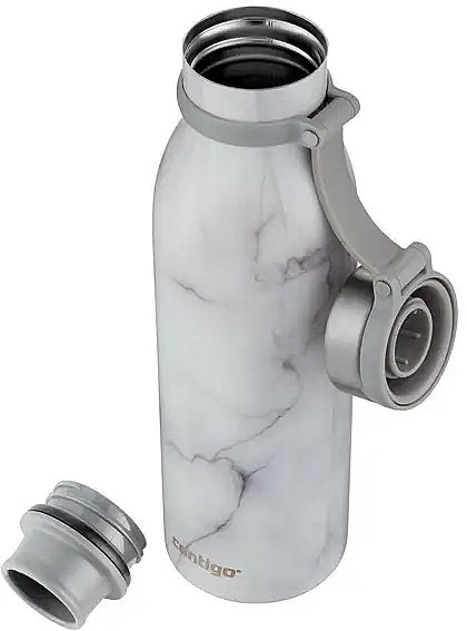 Butelka termiczna na napoje, 590 ml - Contigo Thermal Mug Matterhorn White Marble — Zdjęcie N2