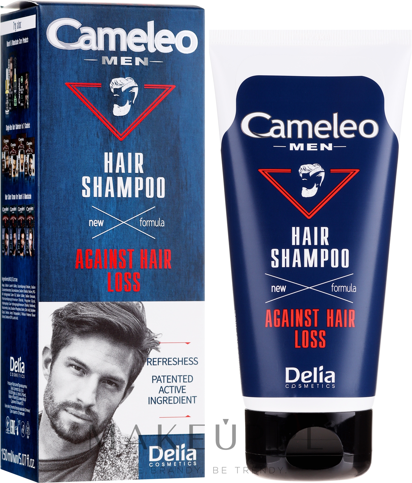 Szampon ograniczający wypadanie włosów dla mężczyzn - Delia Cameleo Men — Zdjęcie 150 ml