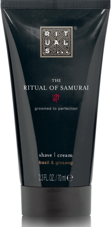 Krem do golenia Bazylia i żeń-szeń - Rituals The Ritual Of Samurai Shave Cream — Zdjęcie N1