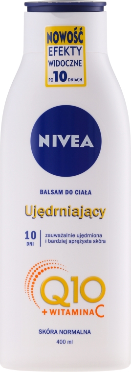 Ujędrniający balsam z witaminą C do skóry normalnej - NIVEA Q10 PLUS Body Lotion — Zdjęcie N5
