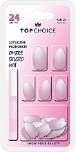 Kup Sztuczne paznokcie Ombre Stiletto Mat, 78194 - Top Choice