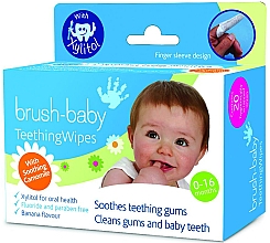 Kup Chusteczki do ust z ksylitolem i rumiankiem - Brush-Baby Teething Wipes