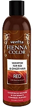 Kup Szampon do włosów w odcieniach czerwieni i rudości z ekstraktem z henny - Venita Henna Color Red Shampoo