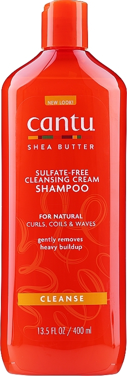 Szampon oczyszczający z masłem shea bez siarczanów - Cantu Shea Butter Sulfate-Free Cleansing Cream Shampoo — Zdjęcie N1