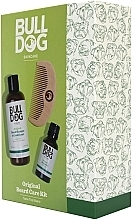 Zestaw - Bulldog Skincare Original Beard Care Kit (bearg/shmp/200ml + bearg/oil/30ml + comb) — Zdjęcie N3