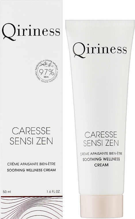 Łagodzący i regenerujący krem do twarzy - Qiriness Caresse Sensi Zen Soothing Wellness Cream — Zdjęcie N2