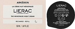 Krem do twarzy na noc - Lierac Arkeskin The Menopause Night Cream Refill (wymienny wkład) — Zdjęcie N2