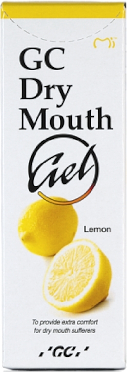 Żel na suchość w ustach o smaku cytrynowym - GC Dry Mouth Gel Lemon — Zdjęcie N1