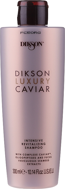 Rewitalizujący szampon do włosów - Dikson Luxury Caviar Revitalizing Shampoo