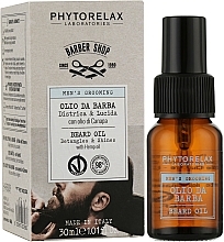 PRZECENA! Zmiękczający olejek do brody - Phytorelax Laboratories Men's Grooming Beard Oil Detangles & Shines * — Zdjęcie N2