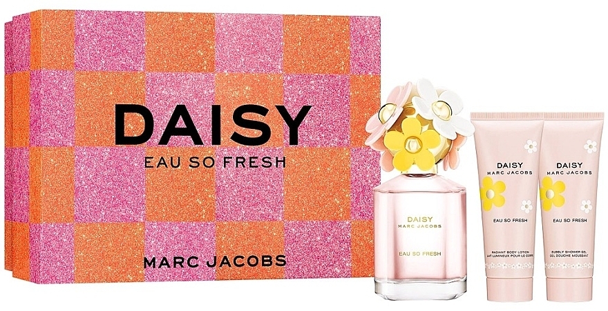 Marc Jacobs Daisy Eau So Fresh - Zestaw (edt/75ml + b/lot/75ml + sh/gel/75ml) — Zdjęcie N1