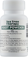 Bezzapachowy puder do stóp, z olejkiem z drzewa herbacianego - Tea Tree Therapy Unscented Foot Powder — Zdjęcie N2