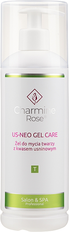 Żel do mycia twarzy z kwasem usninowym - Charmine Rose Us-Neo Gel Care — Zdjęcie N3