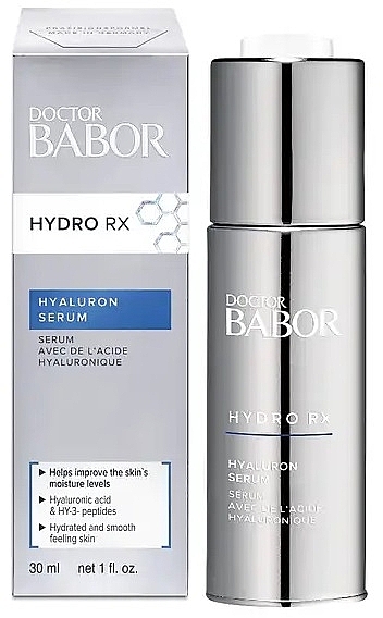 Serum do twarzy z kwasem hialuronowym - Babor Doctor Babor Hydro RX Hyaluron Serum — Zdjęcie N1