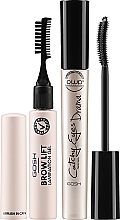 Zestaw - Gosh Copenhagen Join The Hype! (brow gel/6ml + mascara/10ml) — Zdjęcie N2