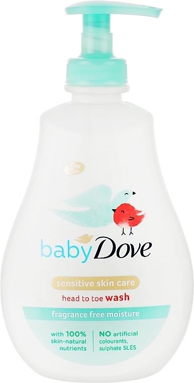 Emulsja do mycia ciała i włosów - Dove Baby Sensitive Moisture Head To Toe Wash — Zdjęcie N1