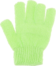 Rękawica z gąbki, zielona, 5 palców - Soap Stories Cosmetics — Zdjęcie N1