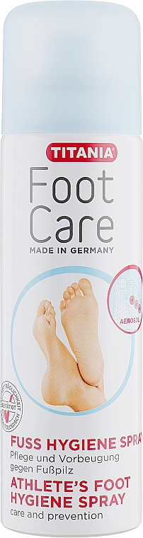 Spray do stóp przeciw infekcjom grzybiczym - Titania Foot Care Spray
