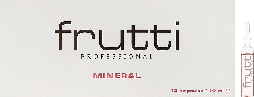 Ampułki do włosów zniszczonych i osłabionych z minerałami - Frutti Di Bosco Professional Mineral