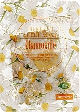 Maseczka do twarzy z ekstraktem z rumianku - NOHJ Herbs Fit Gold Rose Chamomile — Zdjęcie N1