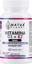 Witamina D3+K2, w tabletkach - NaturPlanet Vitamin D3 + K2 Max 4000IU + 200 mcg — Zdjęcie N3