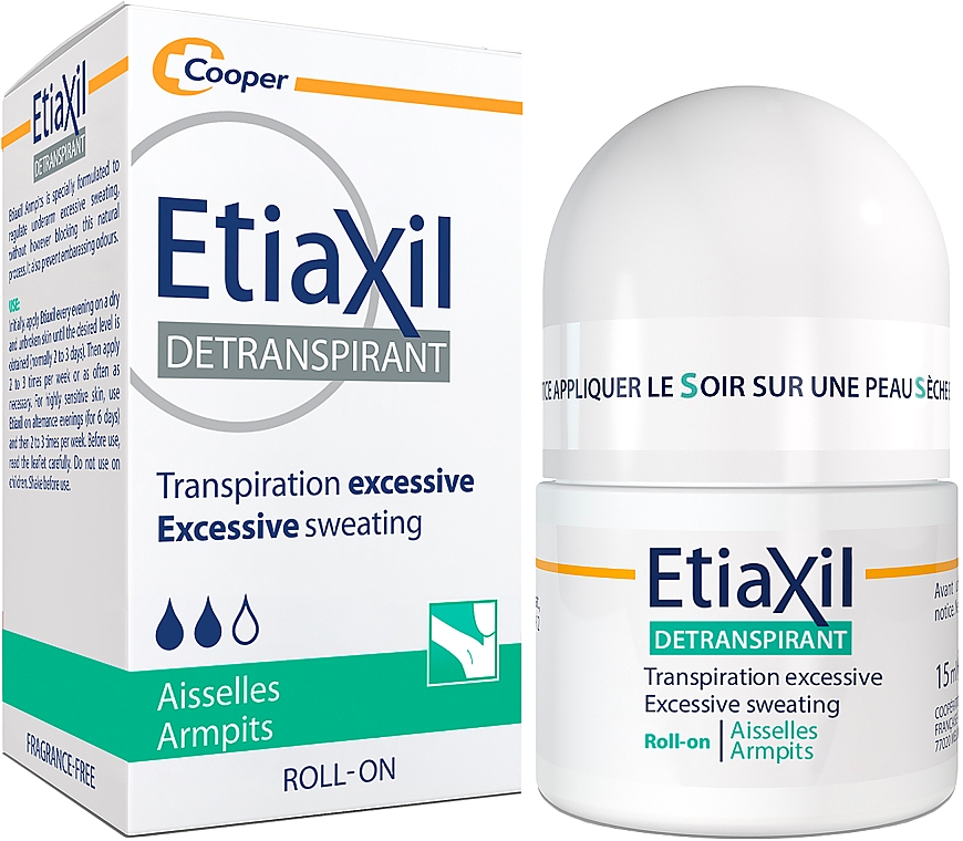 Antyperspirant pielęgnacyjny chroniący przed potem i nieprzyjemnym zapachem - Etiaxil Comfort Antiperspirant Roll-On