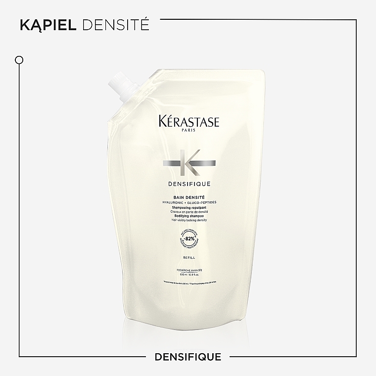 Szampon-kąpiel zagęszczająca do włosów - Kerastase Densifique Bain Densite Shampoo (uzupełnienie) — Zdjęcie N2