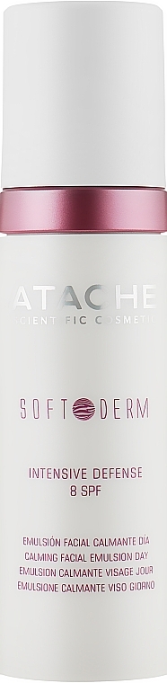 Kojąca emulsja do twarzy na dzień - Atache Soft Derm Intensive Defense SPF 8 — Zdjęcie N1