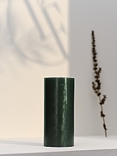 Świeca cylindryczna, średnica 7 cm, wysokość 15 cm - Bougies La Francaise Cylindre Candle Green — Zdjęcie N2