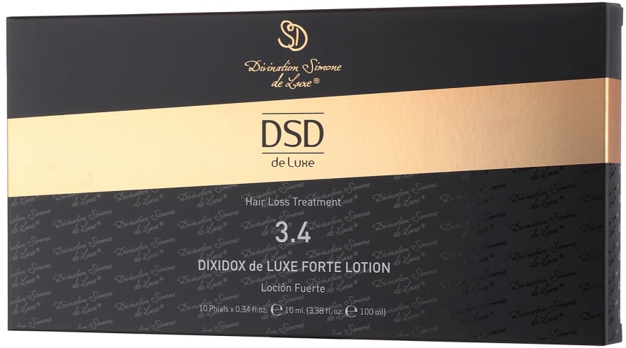 Ampułki przeciw wypadaniu włosów - Simone DSD De Luxe Dixidox DeLuxe Forte Lotion — Zdjęcie N3