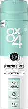 Kup Dezodorant - 8x4 №.7 Fresh Lime Deodorant