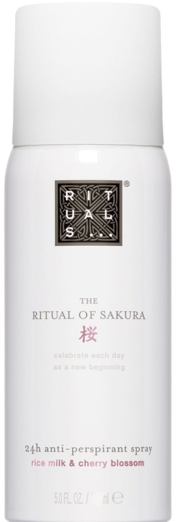 Antyperspirant w sprayu Mleko ryżowe i kwiat wiśni - Rituals The Ritual Of Sakura Antiperspirant Spray — Zdjęcie N1