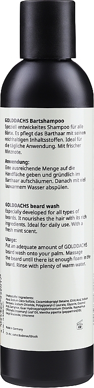 Szampon do zarostu - Golddasch Beard Wash — Zdjęcie N2