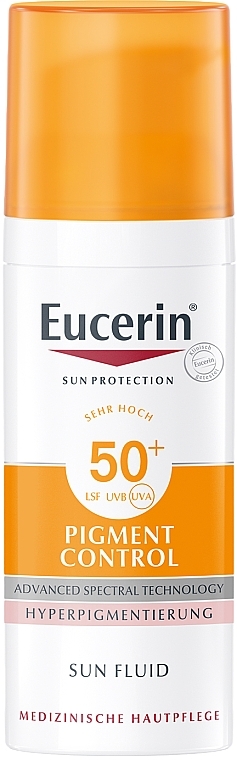 Emulsja ochronna przeciw przebarwieniom - Eucerin Sun Protection Pigment Control SPF 50+ — Zdjęcie N1