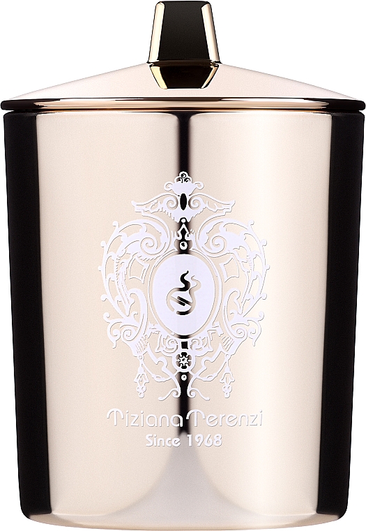 Tiziana Terenzi Luna Collection Orion Gold Glass - Świeca perfumowana z pokrywką — Zdjęcie N2