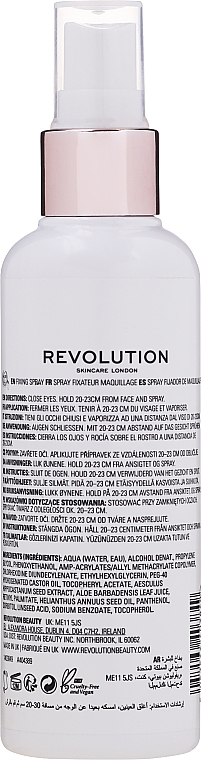 Antybakteryjny spray utrwalający makijaż - Revolution Skincare Anti-Bacterial Base Fix — Zdjęcie N2