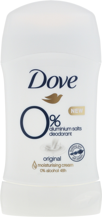 Antyperspirant w sztyfcie - Dove Original 0% Aluminium Salts Deodorant