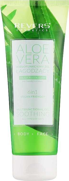 Wielofunkcyjny żel do twarzy i ciała - Revers INelia 99% Soothing Aloe Vera Gel — Zdjęcie N1