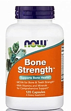 Suplement diety wspomagający kości, 120 kapsułek - Now Foods Bone Strength — Zdjęcie N1