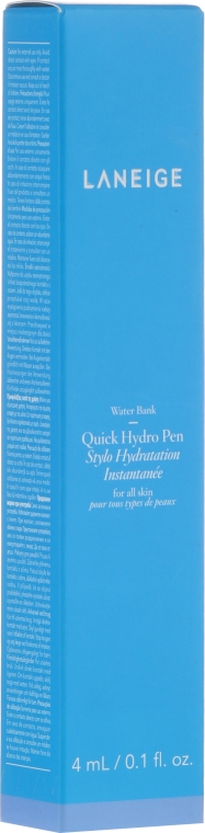 Nawilżający sztyft punktowy do wszystkich typów skóry - Laneige Water Bank Quick Hydro Pen — Zdjęcie N1
