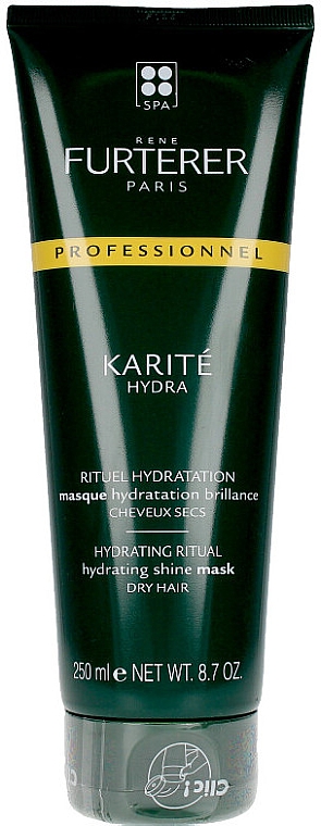 Maska nawilżająca do włosów przesuszających się - Rene Furterer Karite Hydra Hydrating Ritual Hydrating Shine Mask — Zdjęcie N1