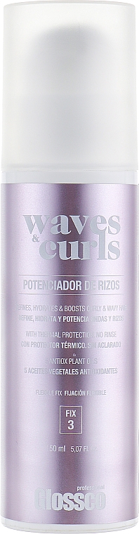 Krem do loków Perfect Curls o lekkim utrwaleniu - Glossco Waves & Curls Cream — Zdjęcie N3