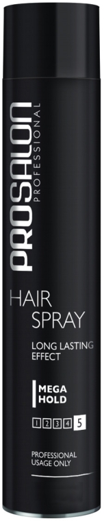 Megamocny lakier do włosów - Prosalon Long Lasting Effect Mega Hold Hair Spray