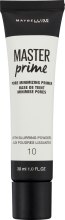 Kup Baza pod makijaż minimalizująca widoczność porów - Maybelline New York Master Prime 10 With Blurring Powders