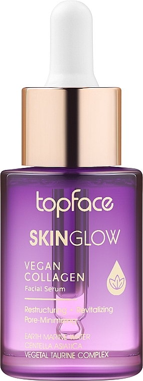Serum do twarzy z kolagenem - TopFace Skin Glow Vegan Collagen Facial Serum