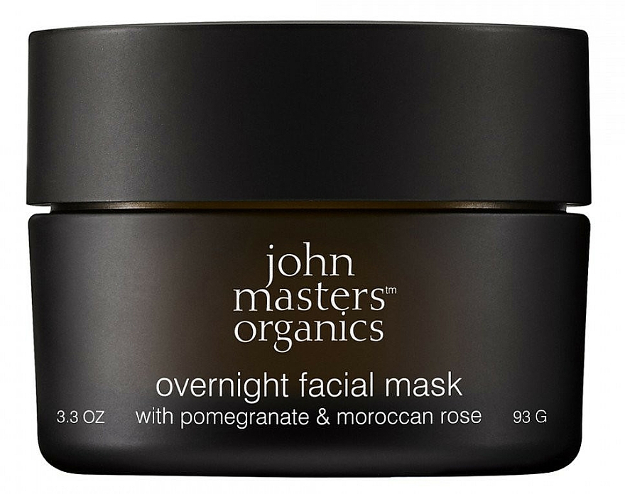 Maseczka do twarzy na noc z granatem i różą marokańską - John Masters Organics Overnight Facial Mask With Pomegranate & Moroccan Rose — Zdjęcie N1