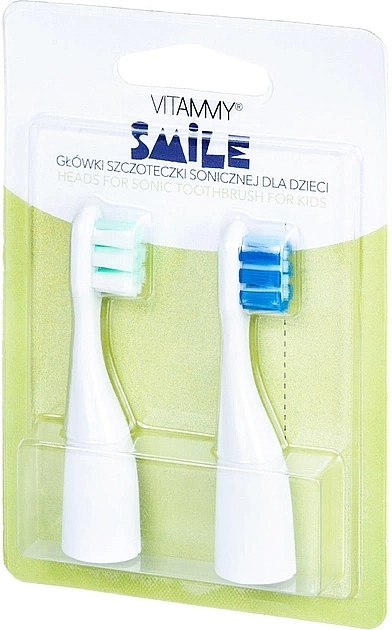 Główka szczoteczki elektrycznej do zębów, zielona - Vitammy Smile — Zdjęcie N1